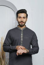 Load image into Gallery viewer, ER 454 Grey Edge Republic Kurta Pajama For Men