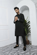 Load image into Gallery viewer, ER 463 Black Edge Republic Kurta Pajama For Men