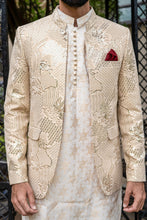 Load image into Gallery viewer, ER 2073 Unique Gold Prince Coat FOr Men