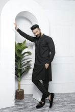 Load image into Gallery viewer, ER 482 Black Edge Republic Kurta Pajama For Men