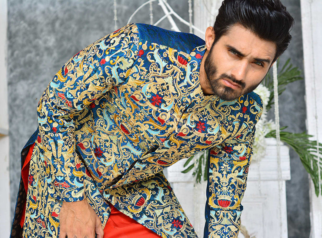 Er Sh-073 Sherwani For Wedding