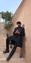 Load image into Gallery viewer, ER SH 102 Black Hand Work Sherwani For Groom