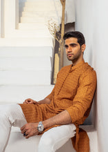 Load image into Gallery viewer, CK 726 Mustard Chicken Kari Kurta Pajama For Men