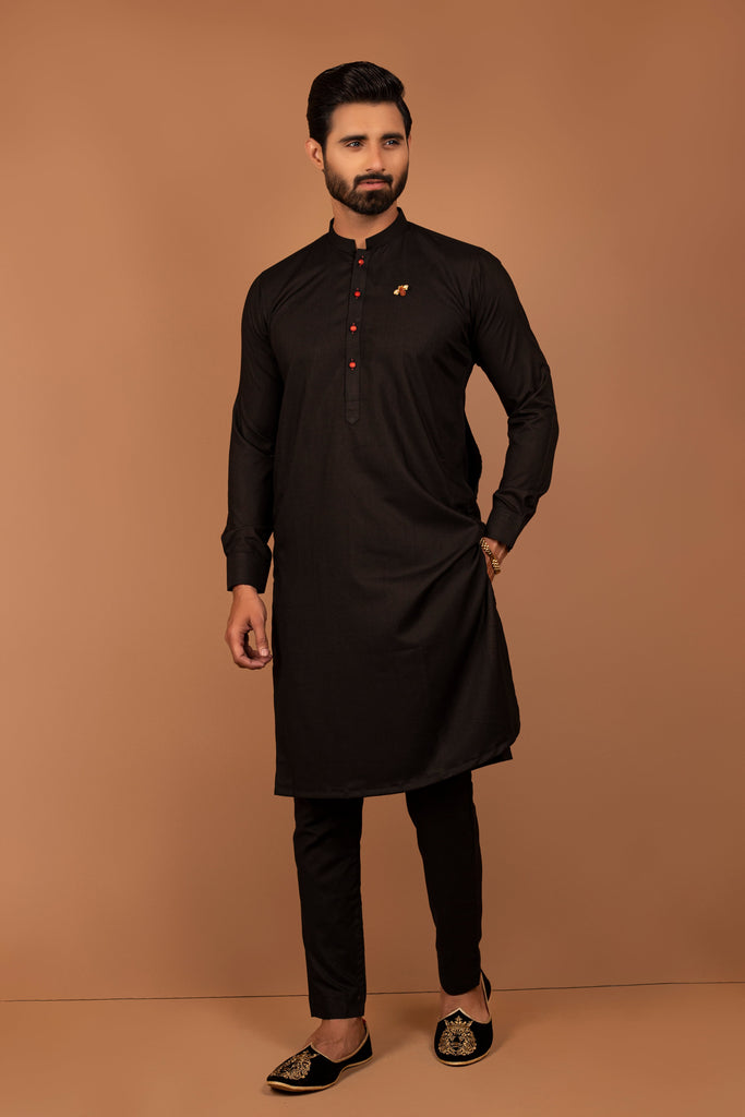 ER 331 Black Kurta Pajama Design