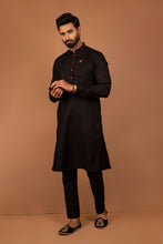 Load image into Gallery viewer, ER 331 Black Kurta Pajama Design