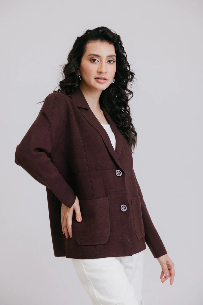 Full Sleeves Short Coat