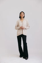 Load image into Gallery viewer, Full Sleeves V-Neck Cardigan Sweater