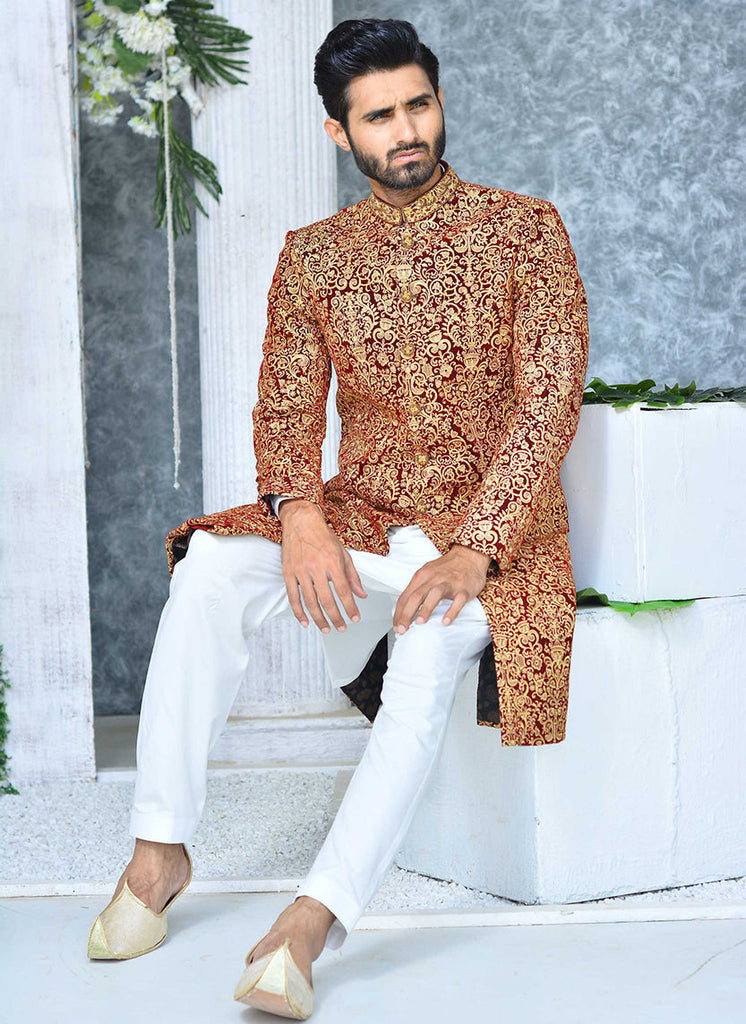 ER Sh- 081 Sherwani For Groom