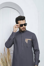 Load image into Gallery viewer, ER 471 Grey Edge Republic Kurta Pajama For Men