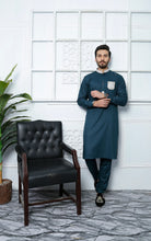 Load image into Gallery viewer, ER 483 Sea Green Edge Republic Kurta Pajama For Men