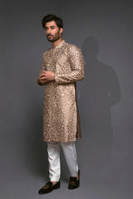 Load image into Gallery viewer, ER 518 Front Open Embroided Sherwani Style Kurta With White Trouser