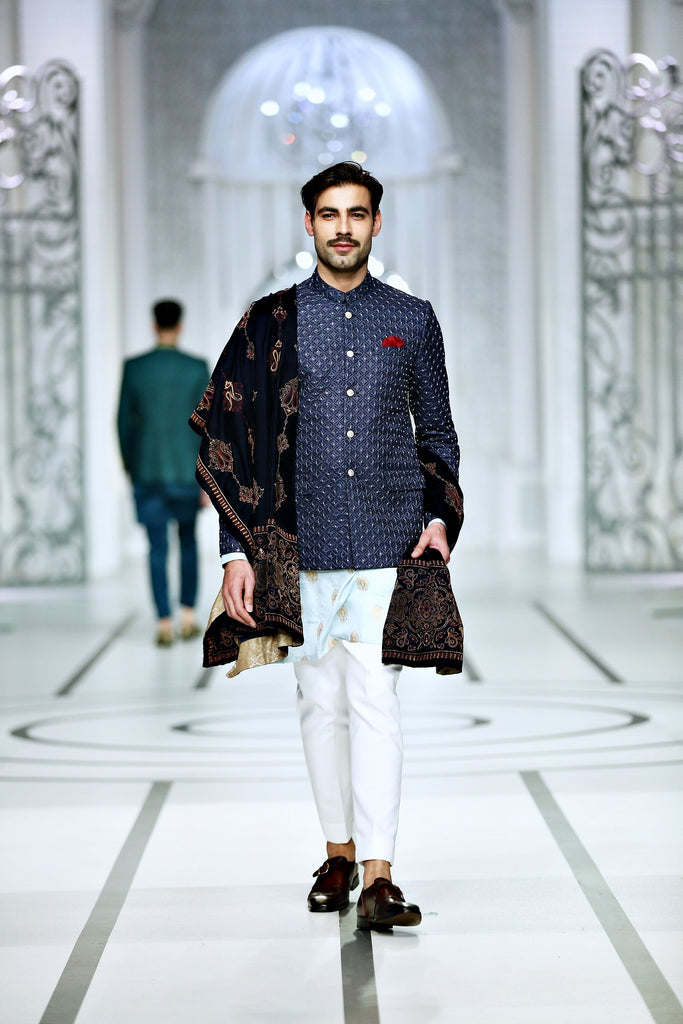 BCW PC 49 Blue Stoned Prince Coat