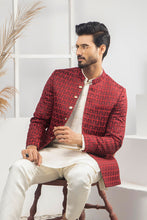 Load image into Gallery viewer, ER 2058 Maroon Prince Coat For Men Design