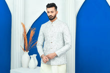 Load image into Gallery viewer, ER PC 2023 White &amp; Silver Zari Work  Prince Coat