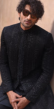 Load image into Gallery viewer, ER SH 102 Black Hand Work Sherwani For Groom