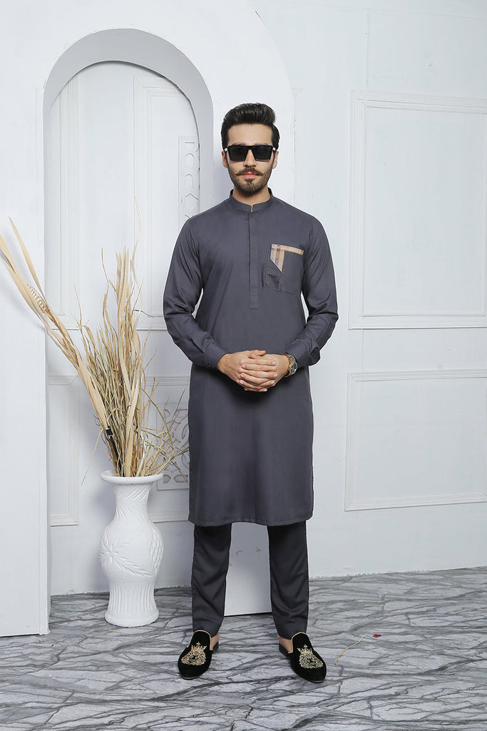 ER 471 Grey Edge Republic Kurta Pajama For Men