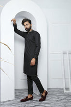 Load image into Gallery viewer, ER 459-2 Black Edge Republic Kurta Pajama For Men