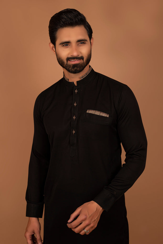 ER 326 Black Formal Dress For Men