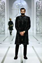 Load image into Gallery viewer, BCW 41 Black Sherwani For Groom