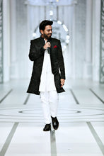 Load image into Gallery viewer, BCW 43 Groom Sherwani Black