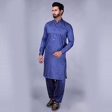 Load image into Gallery viewer, Edge Republic Amusing Pajama Kameez Light Blue