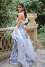 Load image into Gallery viewer, Threads &amp; Motifs - Organza Blouse With Printed Lehenga