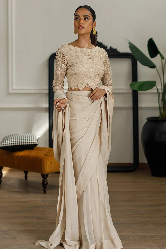 Threads & Motifs - Embroidered Saree