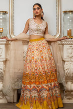 Load image into Gallery viewer, Threads &amp; Motifs - Embroidered Blouse And Printed Lehenga (OFS)