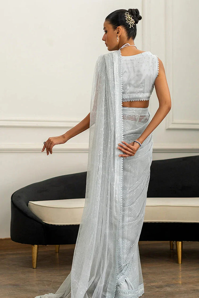 Threads & Motifs - Embroidered Saree