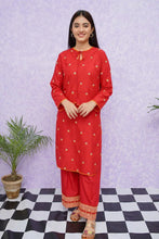 Load image into Gallery viewer, Modest - Girls Cotton Embroidered - 2 Piece Suit - 8475