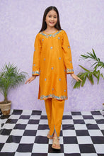 Load image into Gallery viewer, Modest - Girls Cotton Embroidered - 2 Piece Suit - 8485