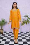 Modest - Girls Cotton Embroidered - 2 Piece Suit - 8485