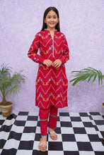 Load image into Gallery viewer, Modest - Girls Cotton Embroidered - 2 Piece Suit - 8545