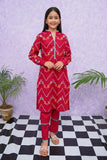 Modest - Girls Cotton Embroidered - 2 Piece Suit - 8545