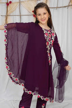 Load image into Gallery viewer, Pearl Cape Shirt Kids - Purple