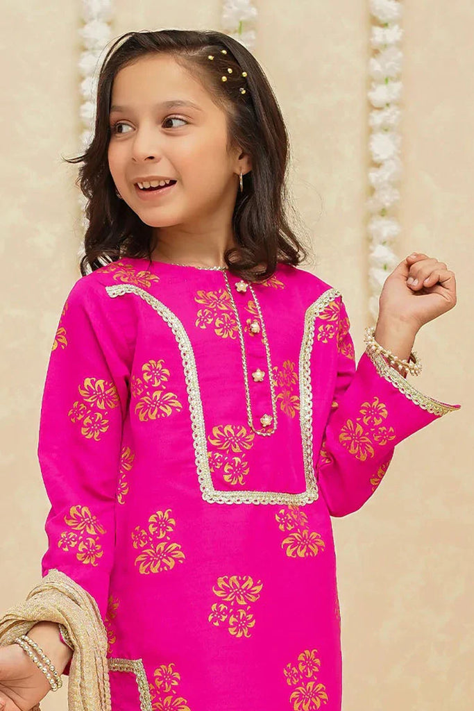 Toddlers 3 Piece Rawsilk Suit | 8940