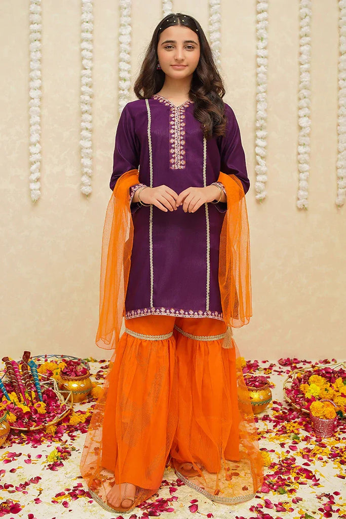 Rawsilk 3 Piece Purple Suit | 8965