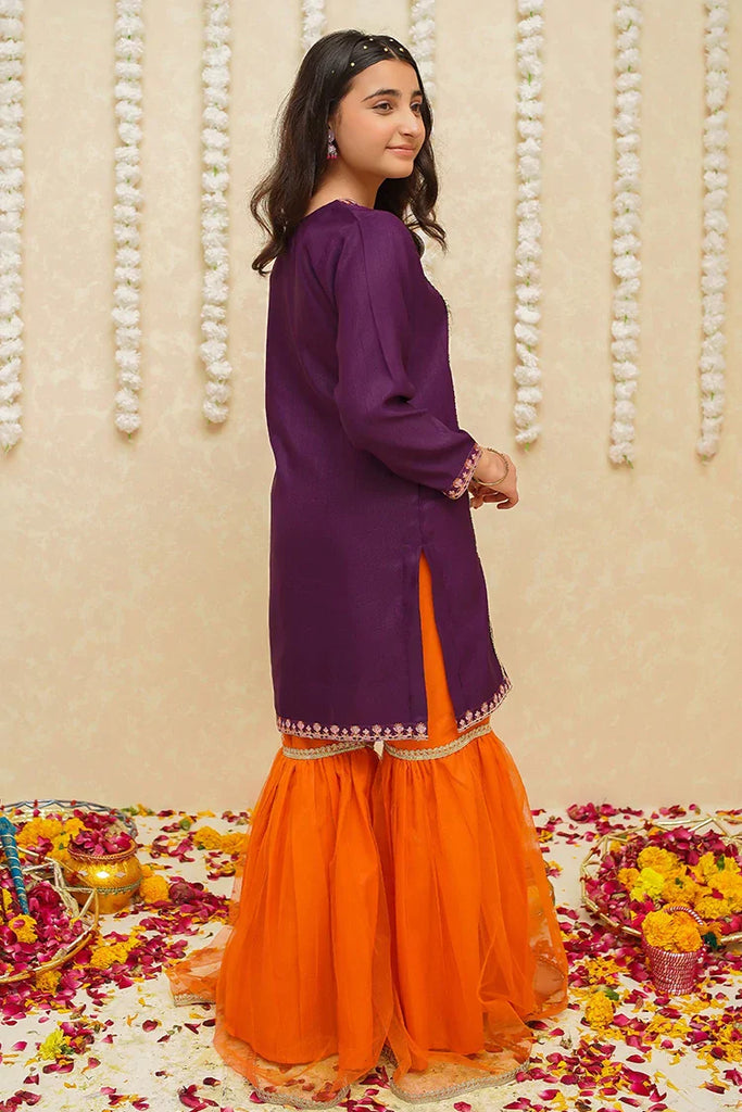 Rawsilk 3 Piece Purple Suit | 8965