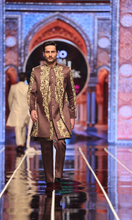 Load image into Gallery viewer, BCW 64 Brown Groom Sherwani With Long Inner Coat