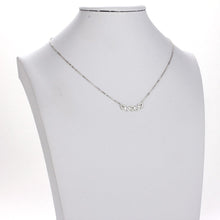 Load image into Gallery viewer, AGN0015 - Sparkling Silver Plated  Hearts Necklace