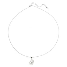 Load image into Gallery viewer, AGN0023 - Sparkling Silver Plated Heart Necklace