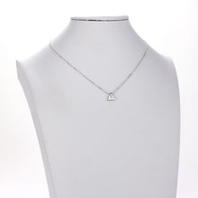 Load image into Gallery viewer, AGN0032 - Sparkling Silver Plated Triangle Necklace