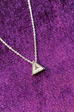 Load image into Gallery viewer, AGN0032 - Sparkling Silver Plated Triangle Necklace