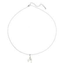 Load image into Gallery viewer, AGN0033 - Silver Plated Crystal Bird Necklace