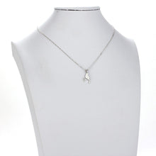 Load image into Gallery viewer, AGN0033 - Silver Plated Crystal Bird Necklace