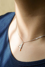 Load image into Gallery viewer, AGN0033 - Silver Plated Crystal Bird Necklace