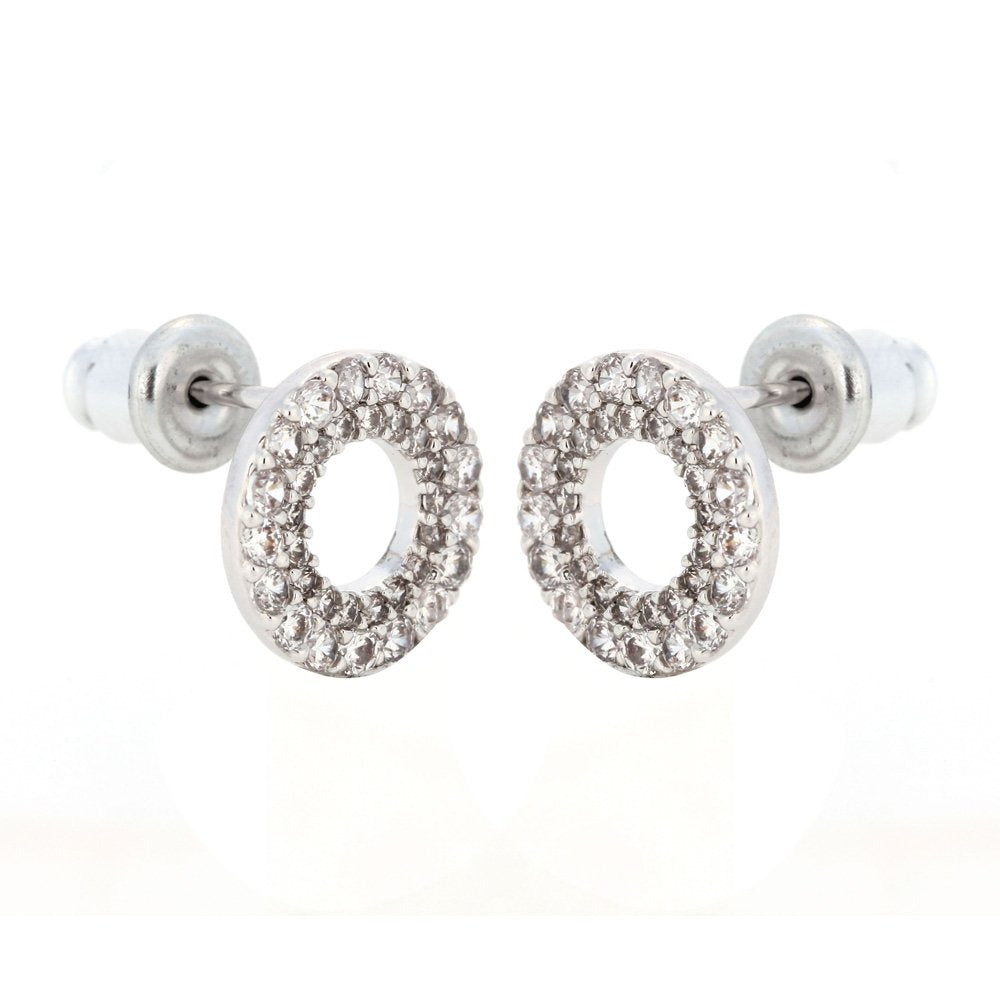 925 Sterling Silver - AGNE012 -  Earrings Jewelry Set