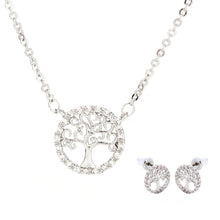 Load image into Gallery viewer, 925 Sterling Silver - AGNE011 -  Necklace Earrings Jewelry Set