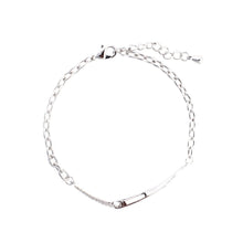 Load image into Gallery viewer, 925 Sterling Silver -  Silver Sparkling Bracelet -AGB0066