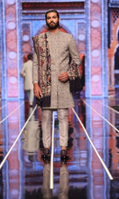 Load image into Gallery viewer, BCW 62 Grey Hand Work Groom Sherwani